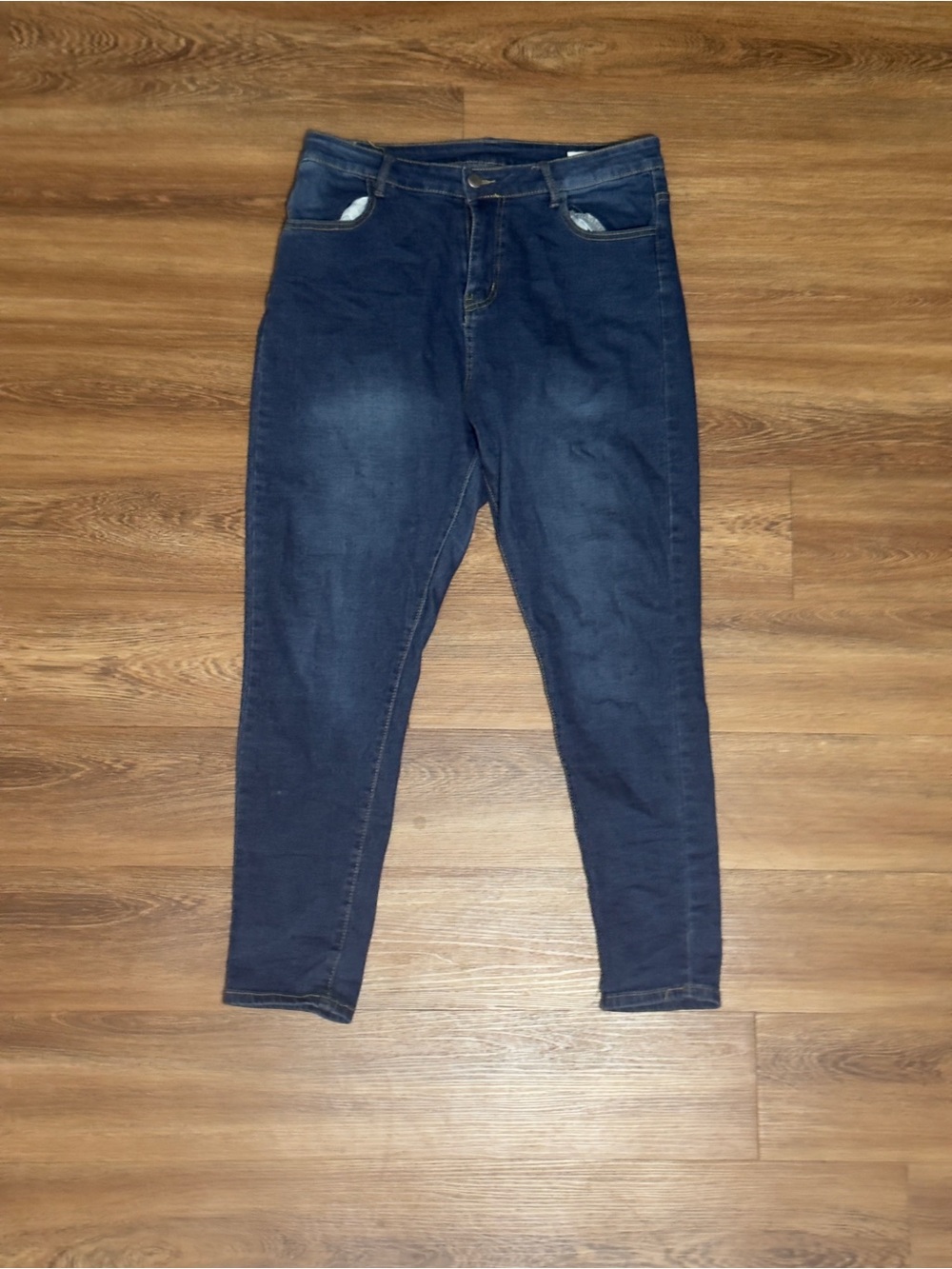 Women's Dark Blue Stretch Skinny Jeans